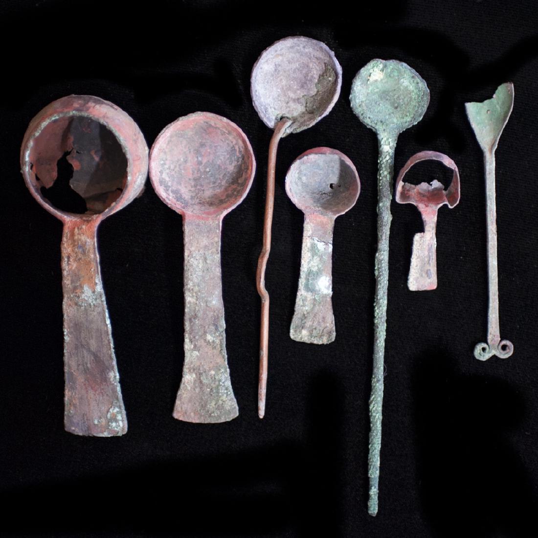 Pre-Columbian Chimu Copper Spoons (1 of 4)