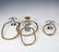 David Marshall Mixed Metal Towel Hangers - 4