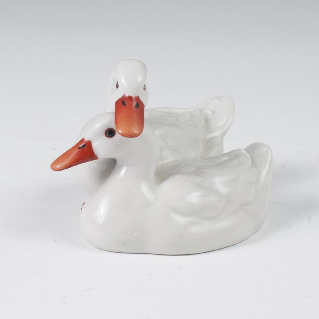 Herend Porcelain "Double Ducks" Figurine (1 of 4)