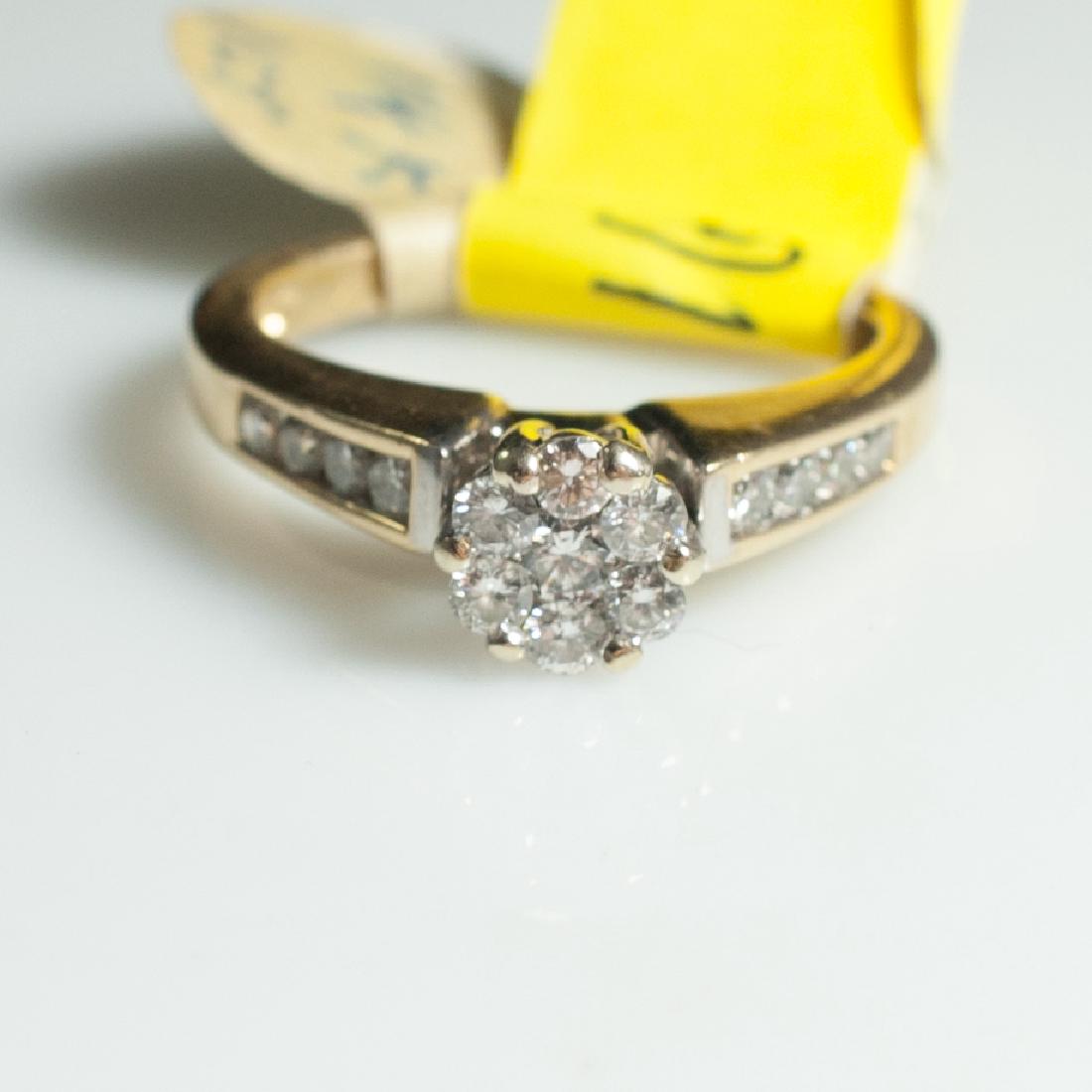 14kt Gold & Diamond Engagement Ring (1 of 5)