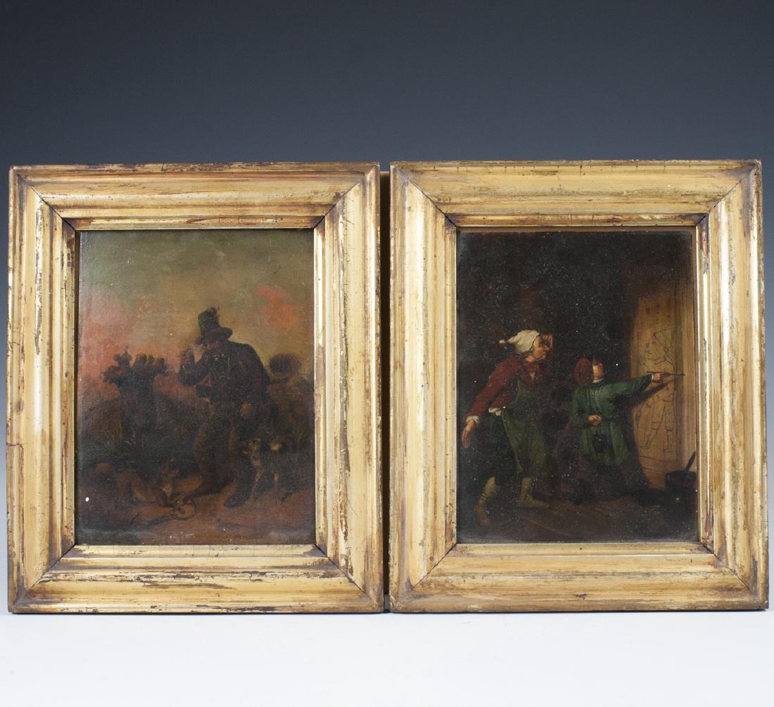 Antique Dutch Oil on Copper Paintings (1 of 3)