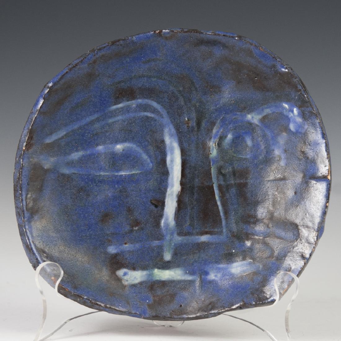 Mid-Century Ceramic Figural Plate (1 of 3)