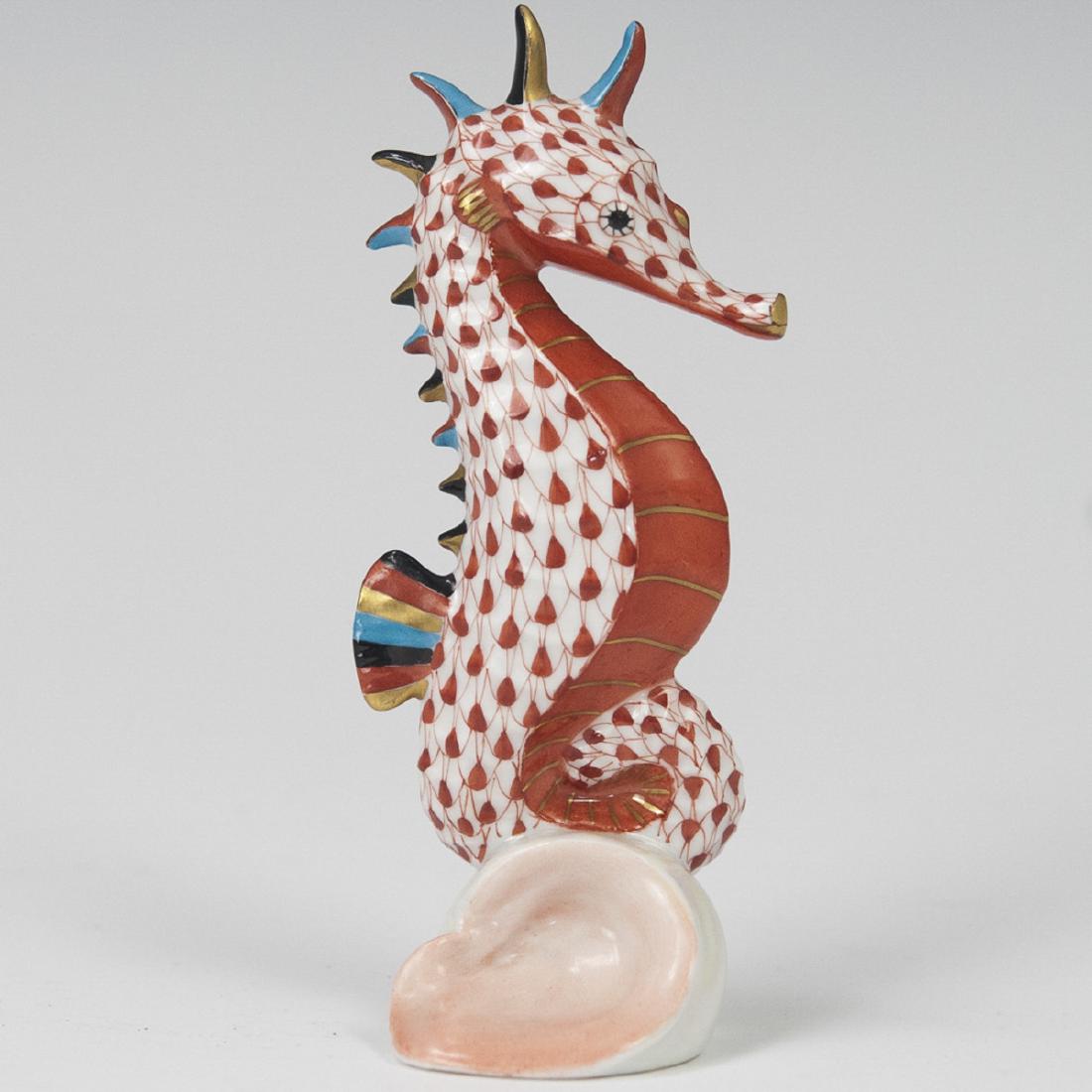 Herend Porcelain Fishnet Seahorse (1 of 6)