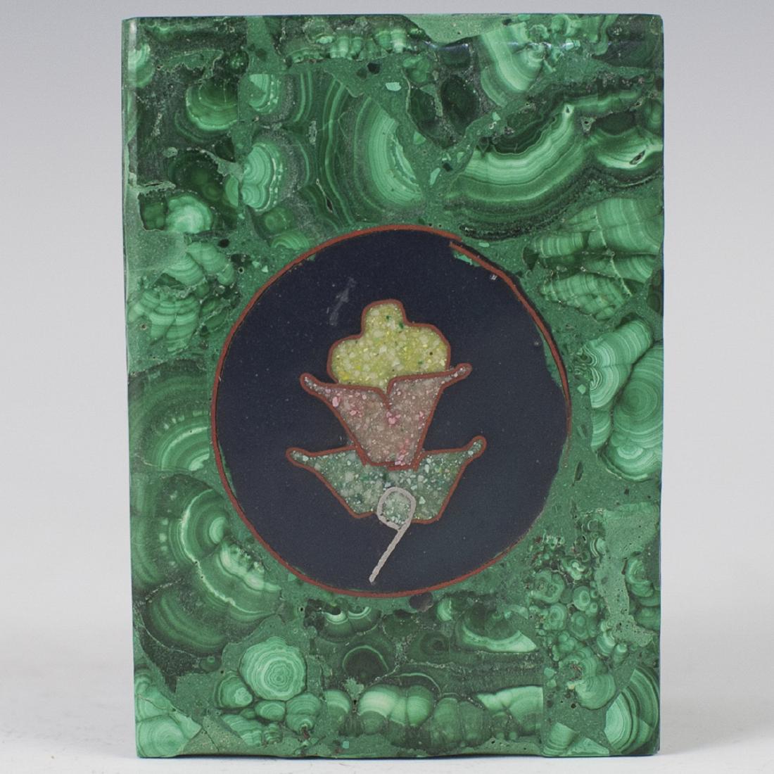 Inlaid Malachite Box (1 of 4)