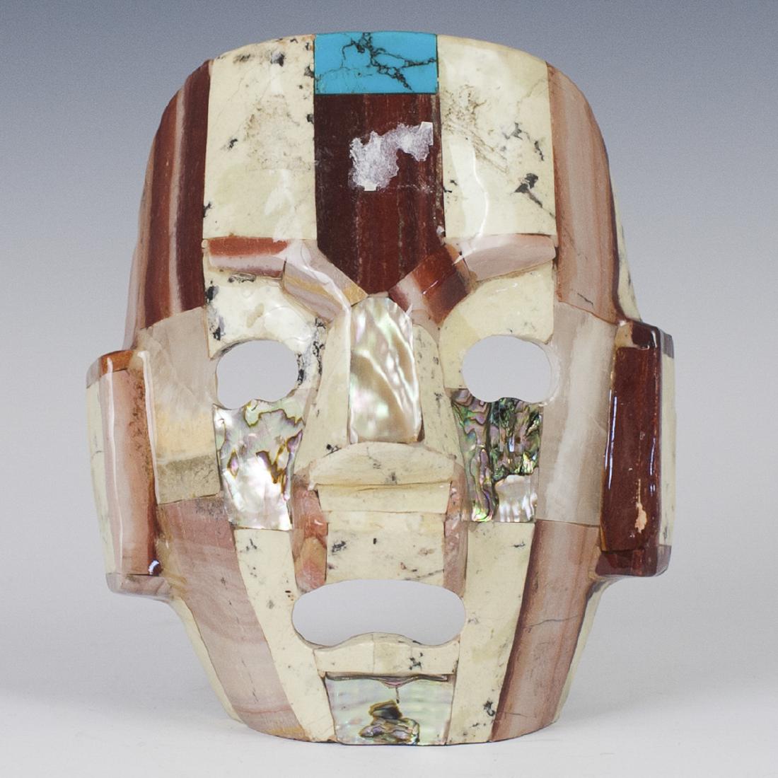 Mayan Style Decorative Tessellated Mask (1 of 5)