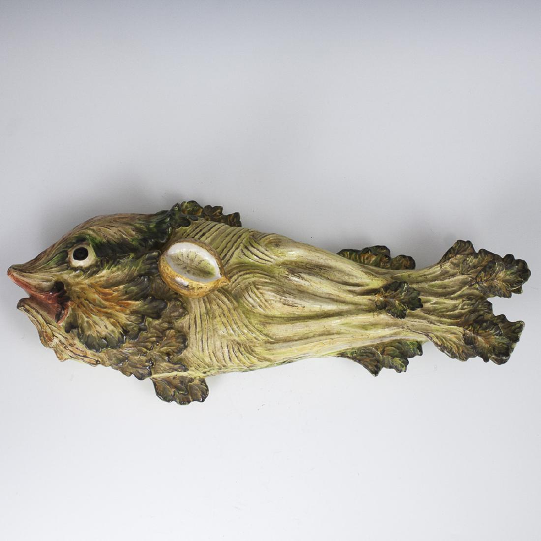 Italian Bassano Lidded Ceramic Fish Server (1 of 4)