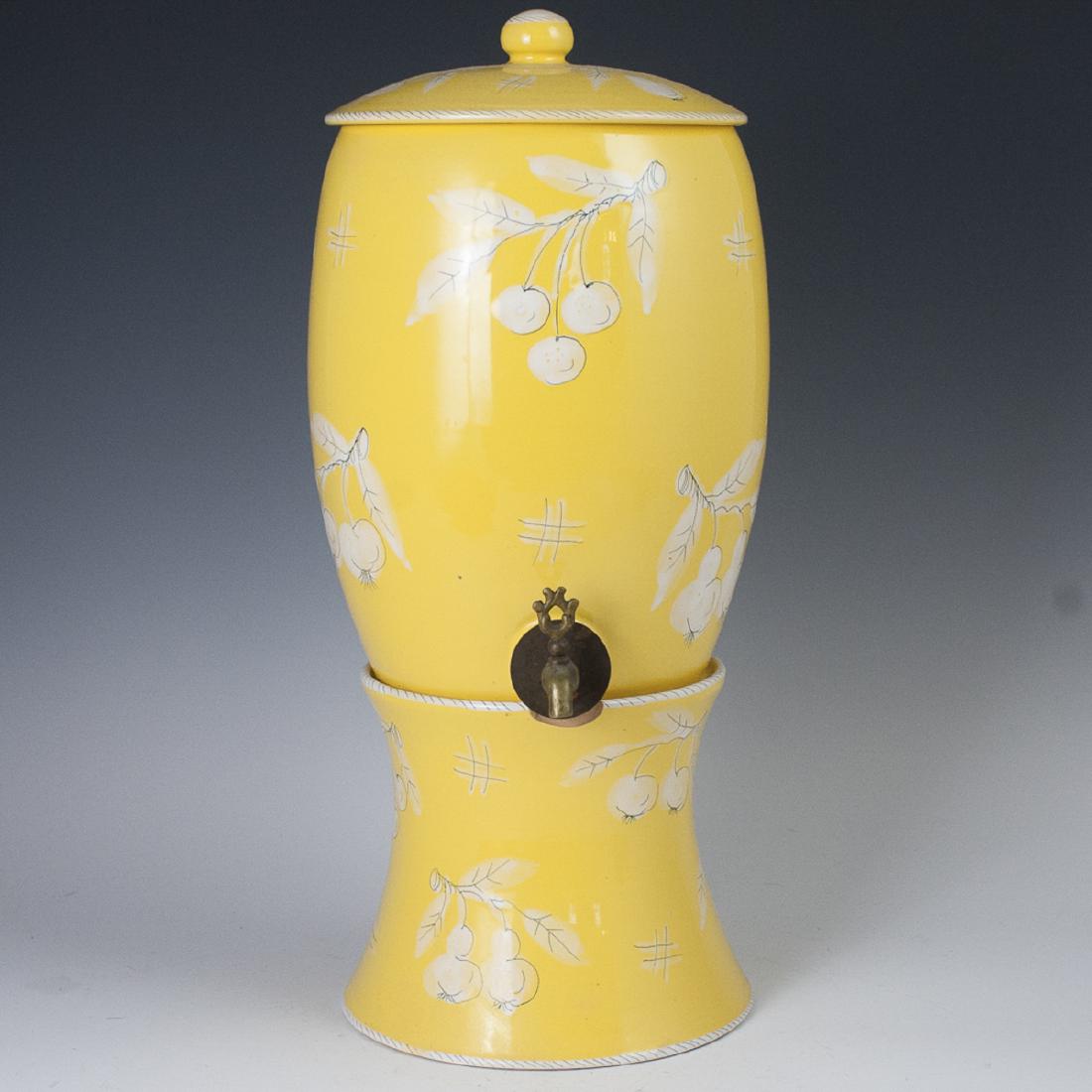 Vintage Italian Majolica Pottery Punch Dispenser (1 of 5)