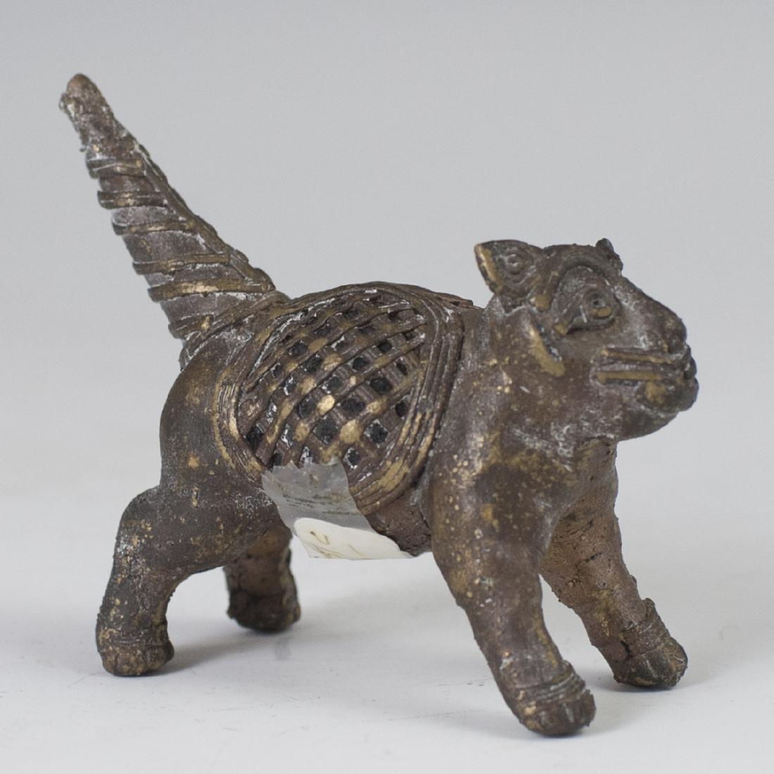 Unusual Oriental Bronze Cat (1 of 5)