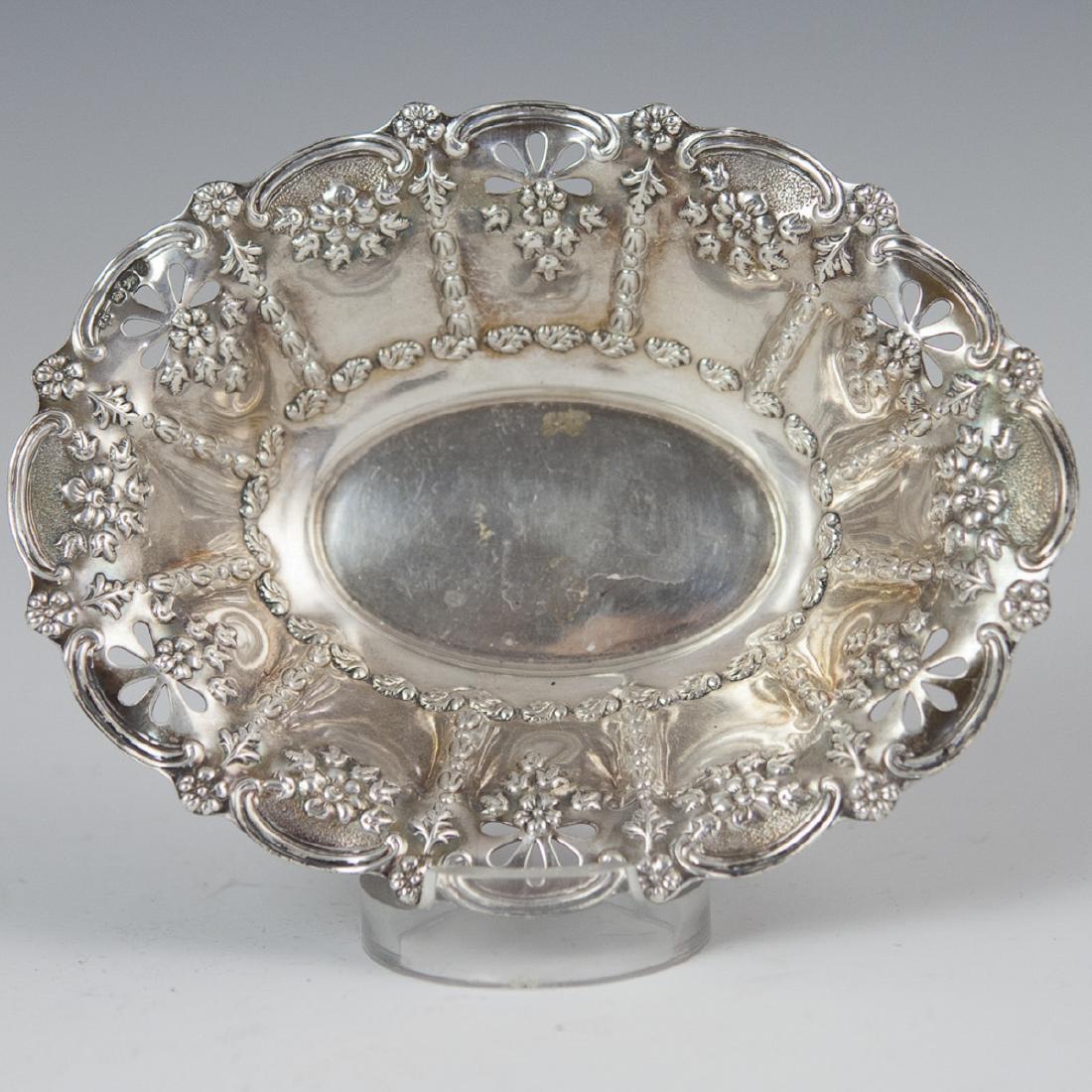 Antique Sheffield Sterling Bonbon Dish (1 of 4)