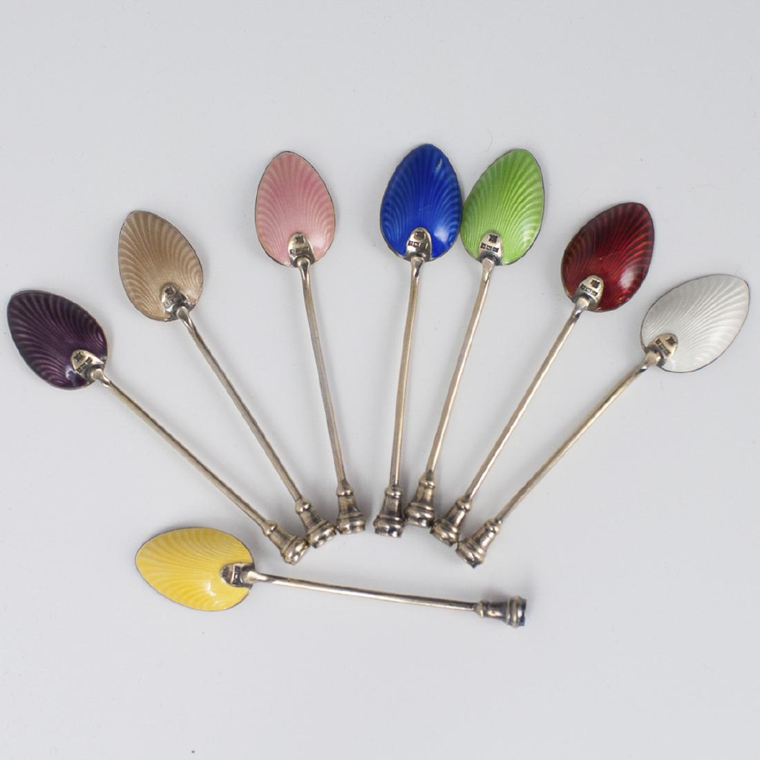 Birmingham Guild of Handicrafts Sterling Enameled (1 of 6)