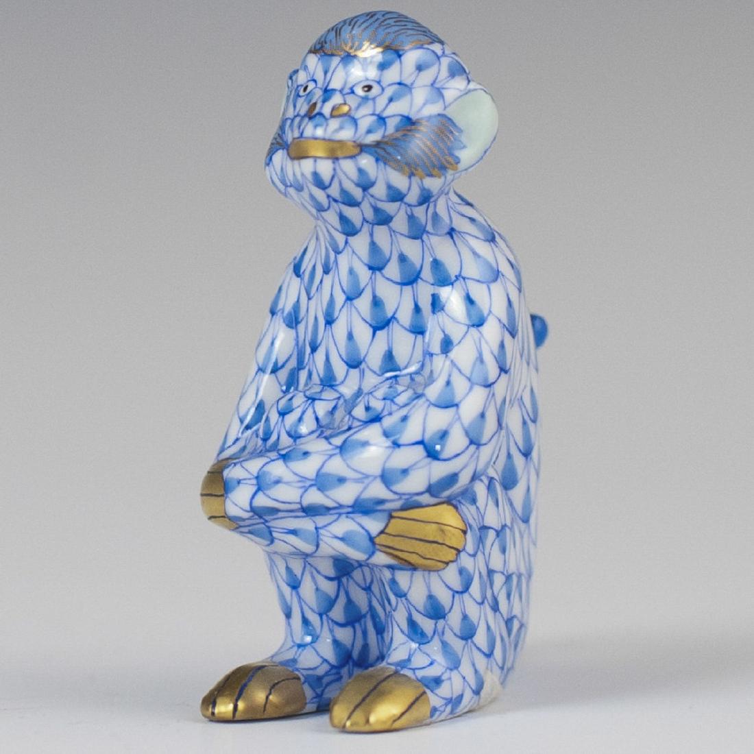 Herend Porcelain Fishnet Monkey (1 of 3)