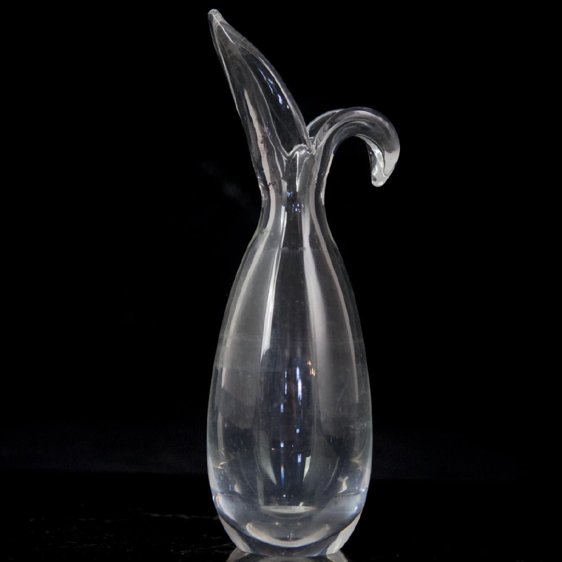 Steuben Crystal "Heritage Vein" Vase (1 of 4)