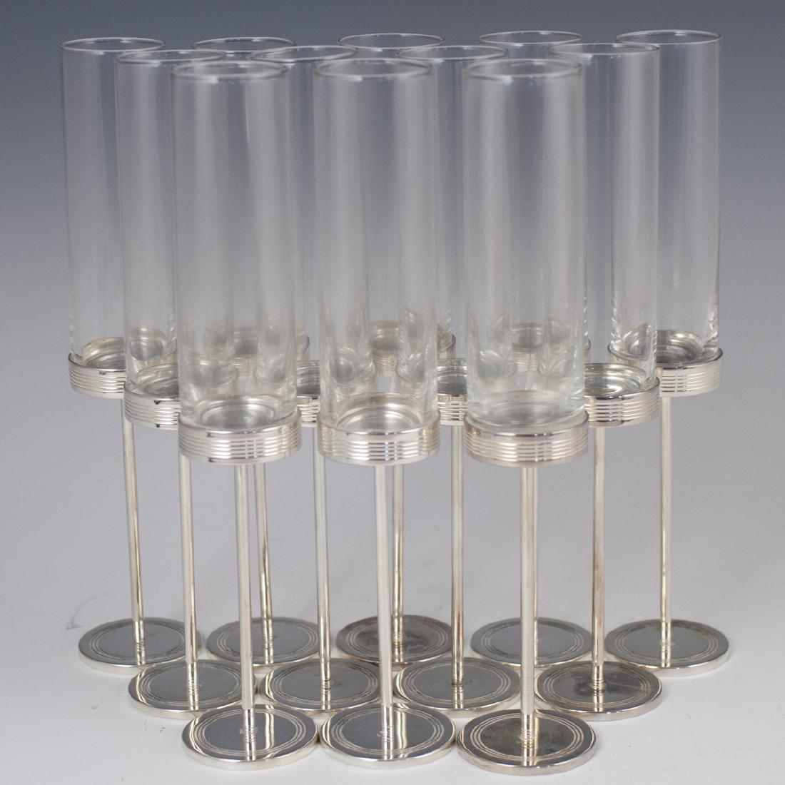 Vera Wang "Challis" Crystal & Silver Plated Champagne (1 of 5)