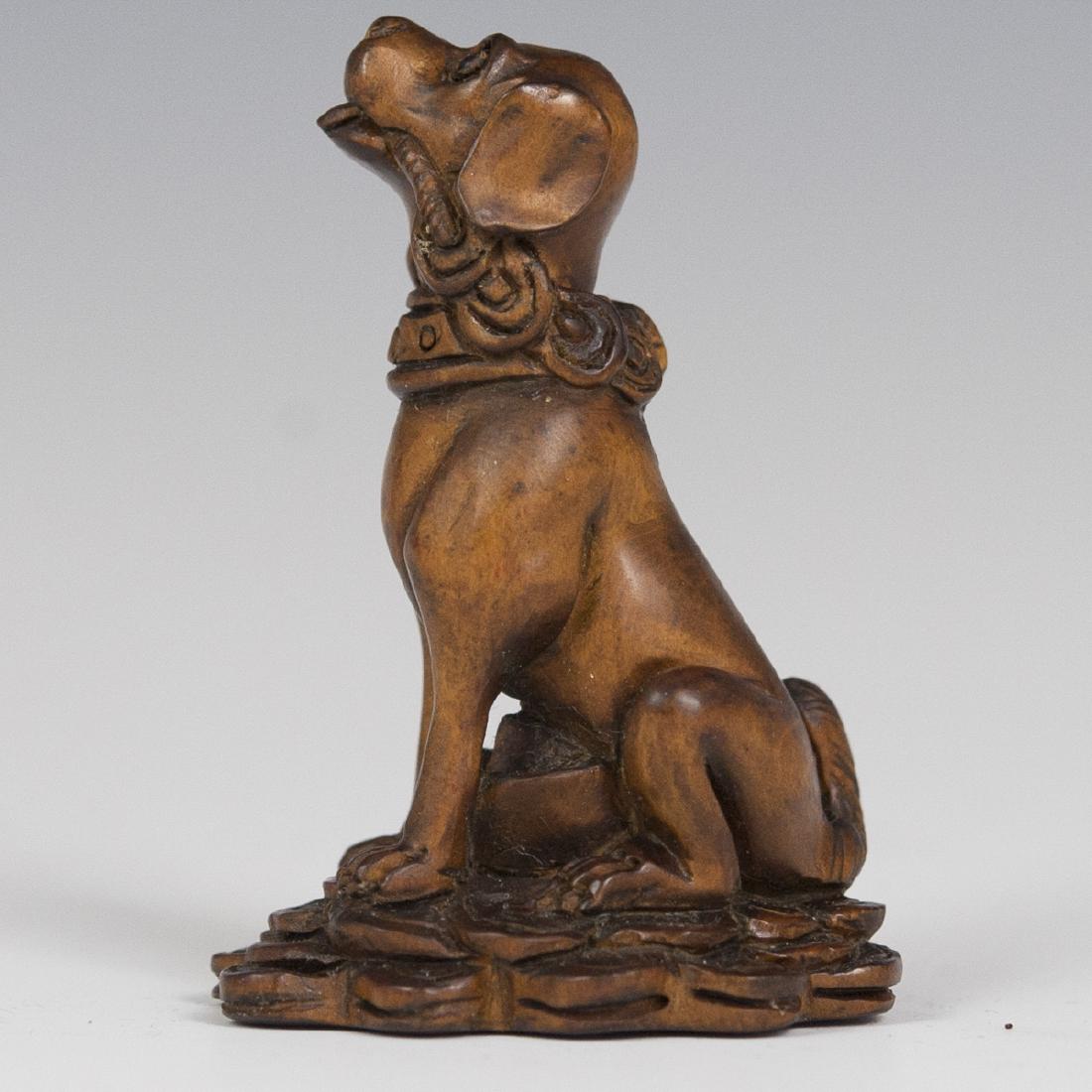 Carved Japanese Wooden Netsuke (1 of 4)