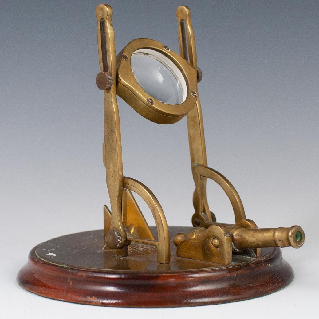 Vintage Brass Sundial Cannon (1 of 4)