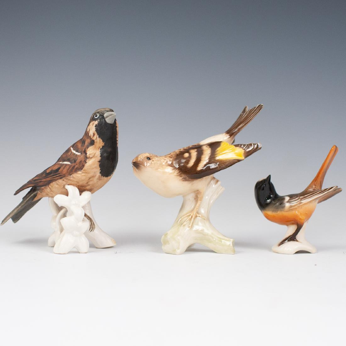 Vintage Goebel Porcelain Bird Figurines