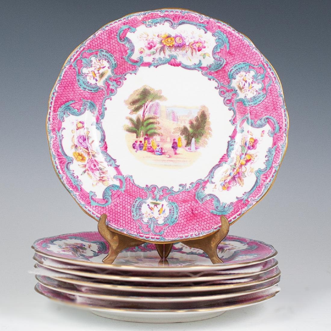 (6) Copeland Spode "Queen Mary" Porcelain Salad Plates (1 of 4)