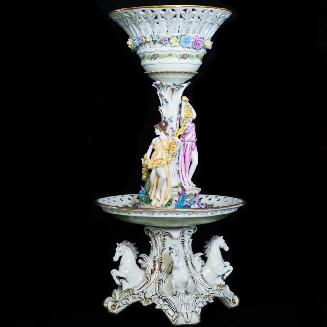 Monumental Richard Klemm Dresden Porcelain Centerpiece (1 of 7)