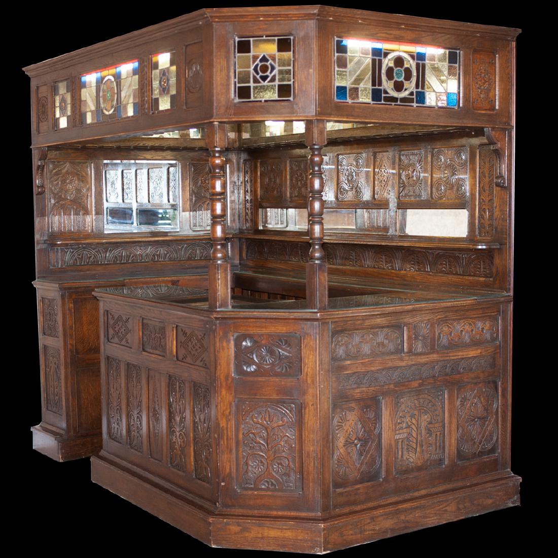 Antique Wooden Bar (1 of 4)