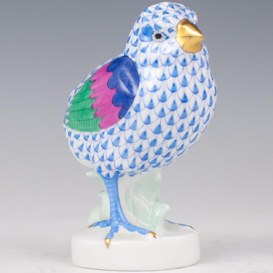Herend Porcelain Fishnet Bird Figurine (1 of 3)