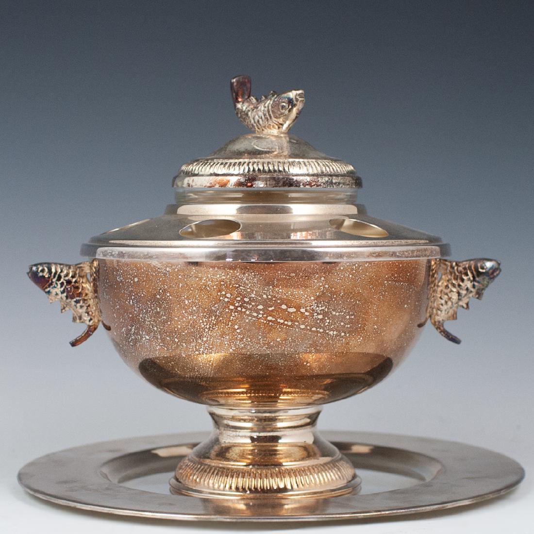 Vintage French Silverplated Caviar Server (1 of 6)