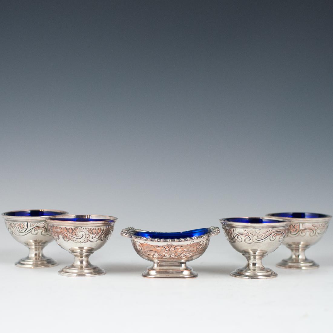 Barker Ellis Silverplated Salt Cellars (1 of 6)