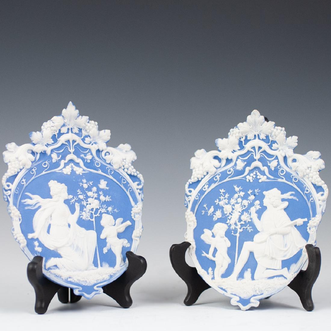 German Neo-Classical Jasperware Plaques (1 of 7)
