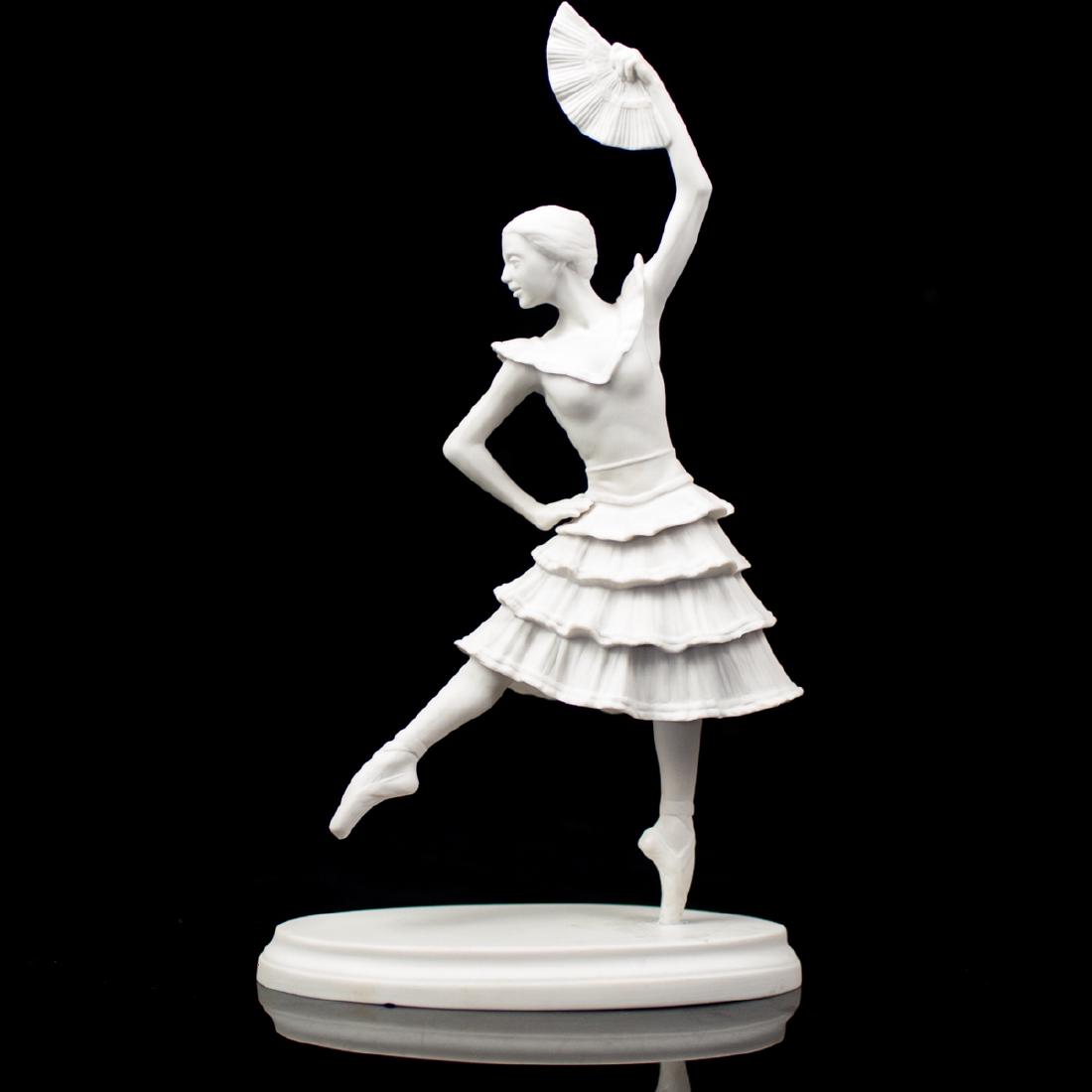 Boehm Limited Edition "Don Quixote" Bisque Porcelain: DESCRIPTION: A Boehm limited edition "Don Quixote" bisque porcelain figurine of a flamenco dancer. Includes original box. Marked along the underside:"The Edward Marshall Boehm Studios Present Classic