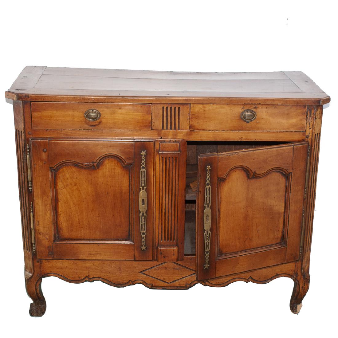 Antique Wooden Sideboard Buffet (1 of 5)