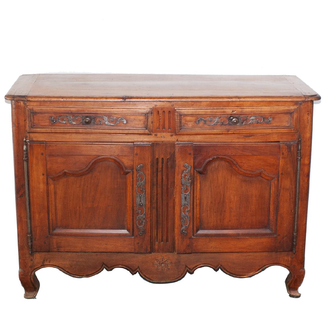 Antique Wooden Sideboard Buffet (1 of 6)