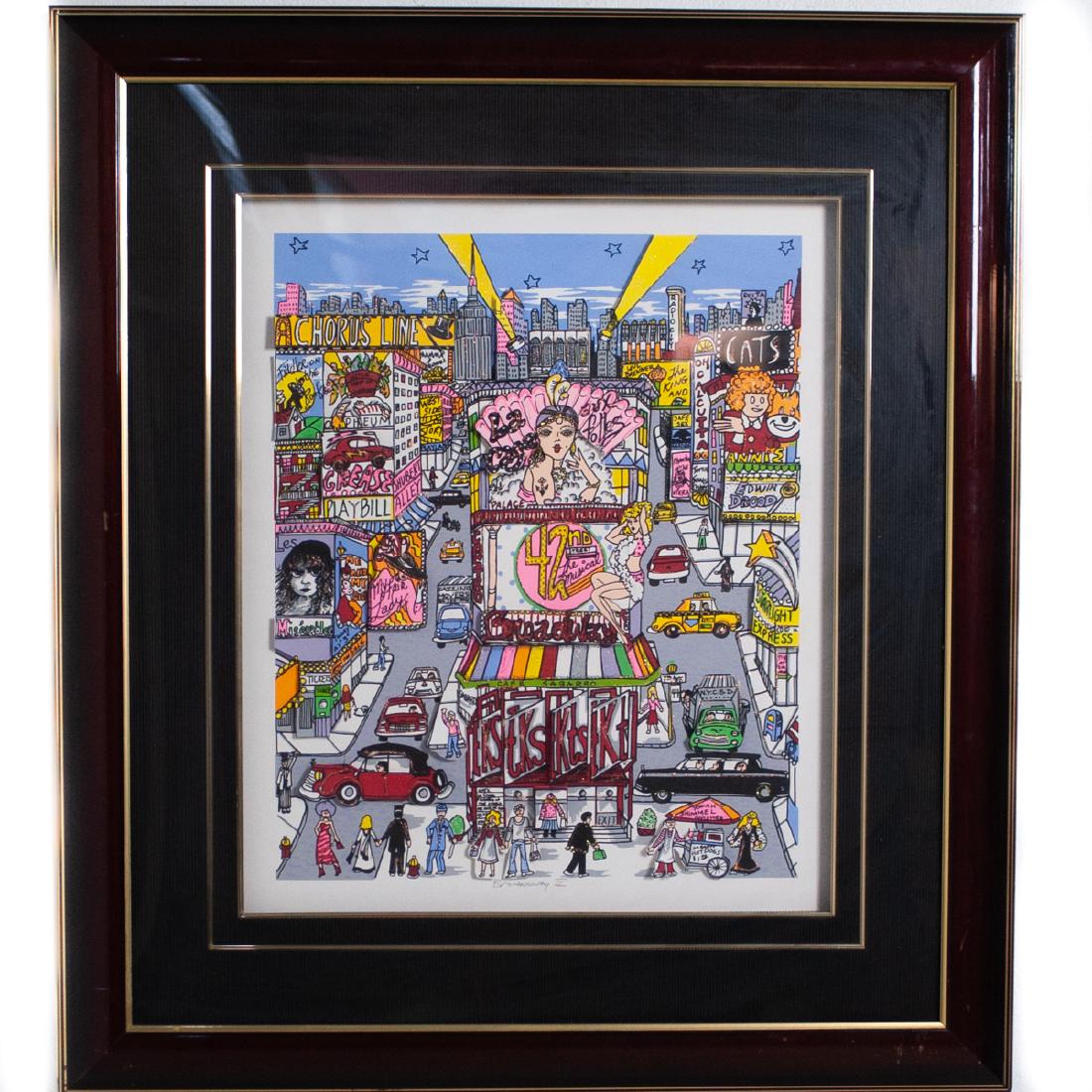 Charles Fazzino "Broadway II" Mixed Media (1 of 3)