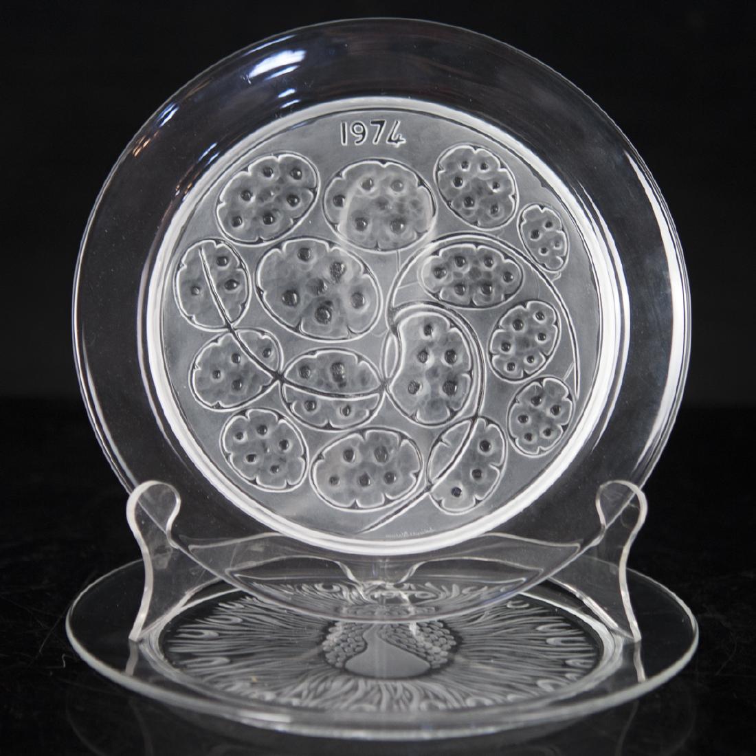 Lalique Crystal Annual Plates (1 of 4)
