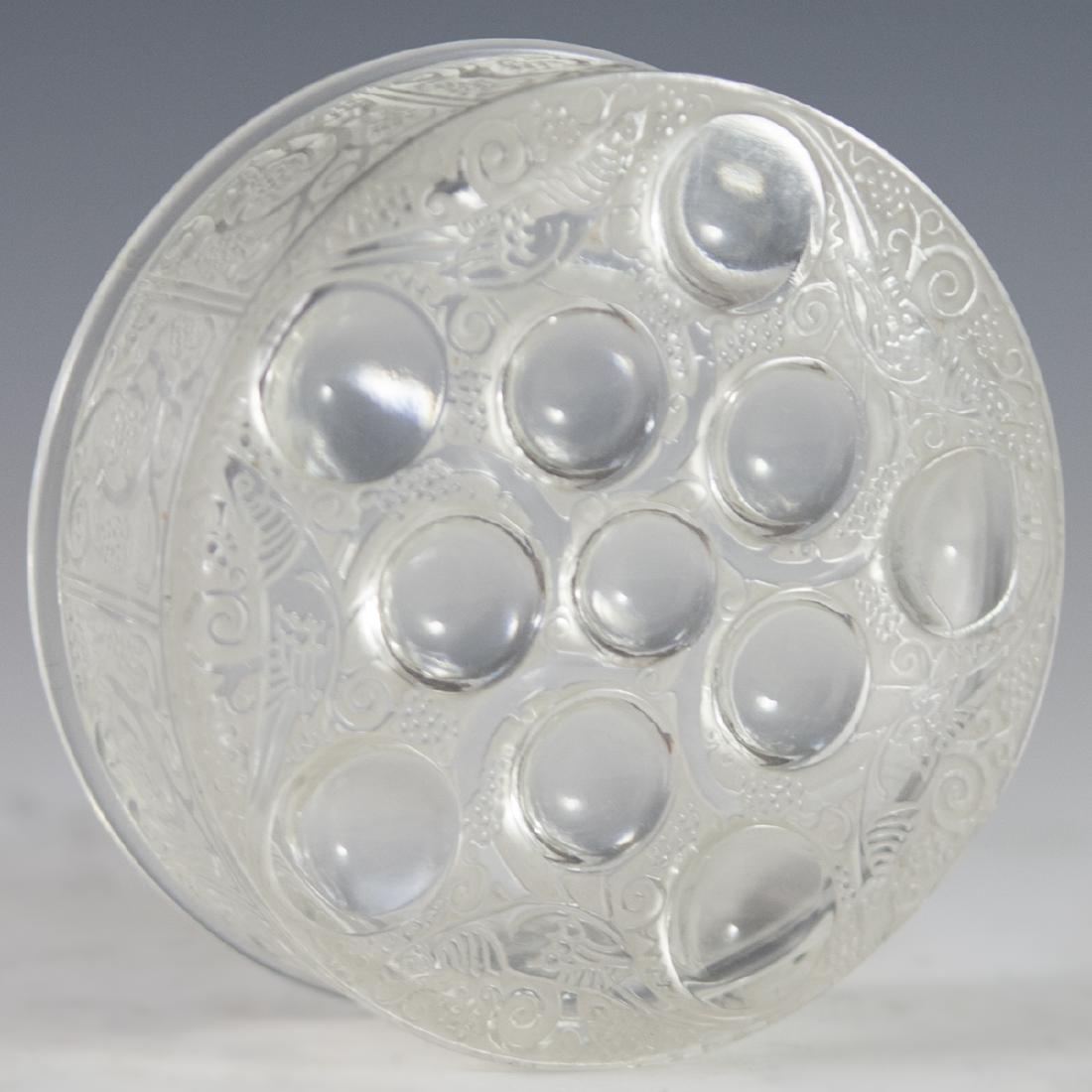 Vintage Lalique Crystal "Rogers" Powder Box (1 of 6)