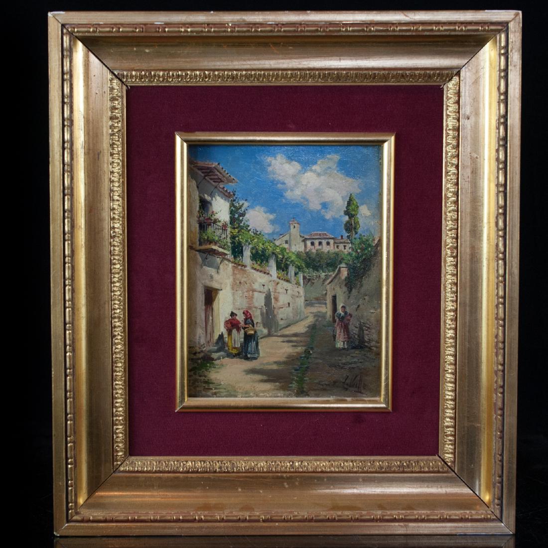 Antique Spanish Oil on Panel (1 of 3)