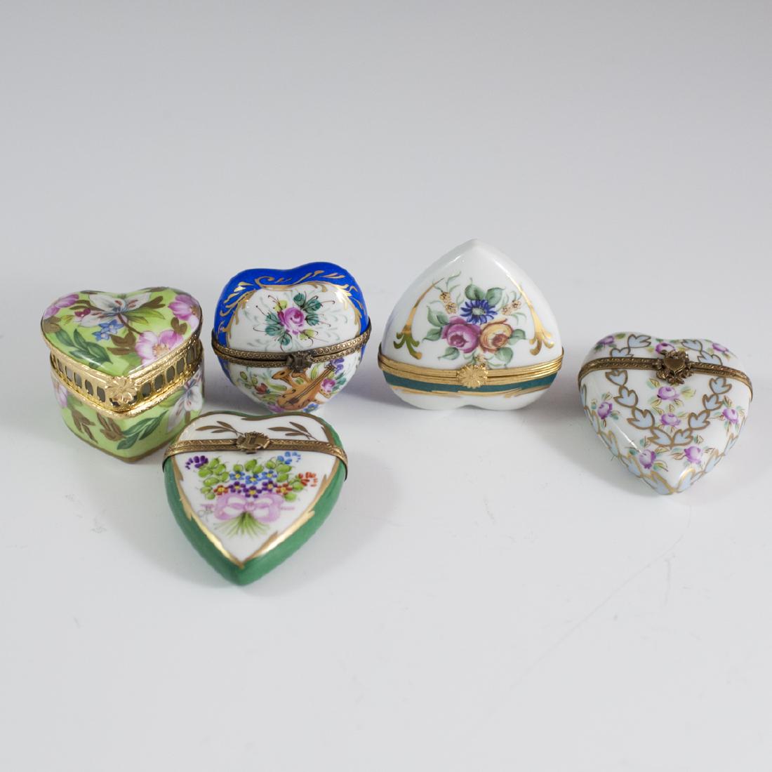 Limoges Porcelain Trinket Boxes (1 of 4)