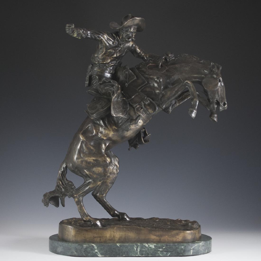 Frederic Remington (American 1861-1909) "Bronco Buster" (1 of 7)