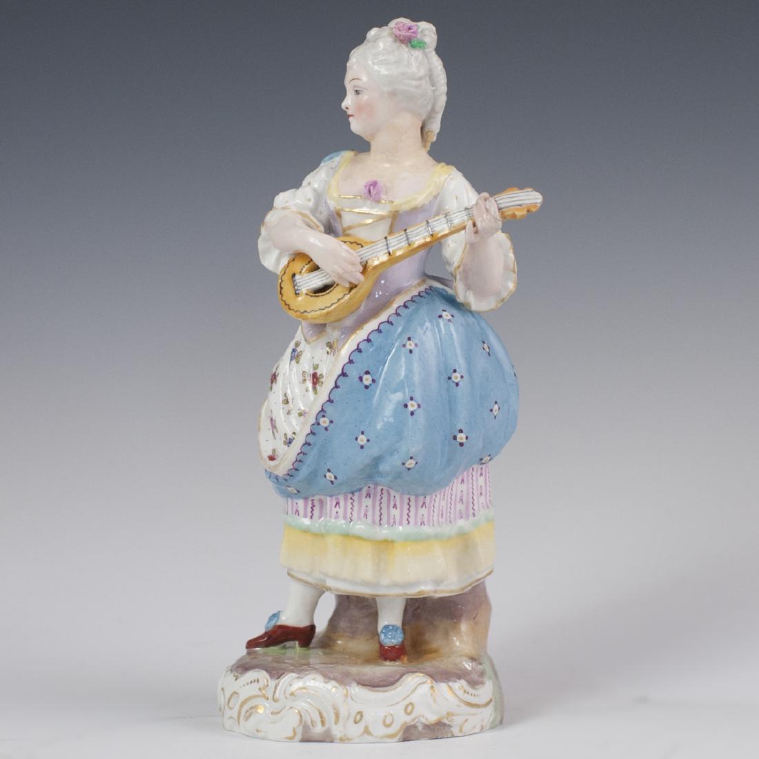 Antique German Meissen Style Porcelain Figurine (1 of 6)