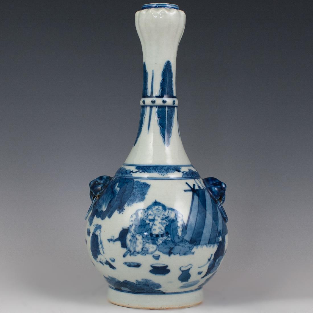 Chinese Porcelain Blue & White Suantouping Vase (1 of 7)