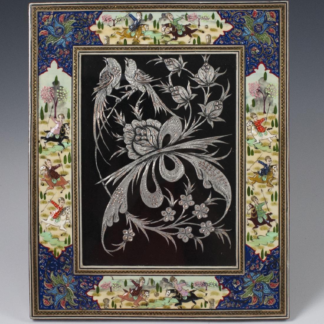 Persian Lacquered Khatam Frame Art (1 of 5)