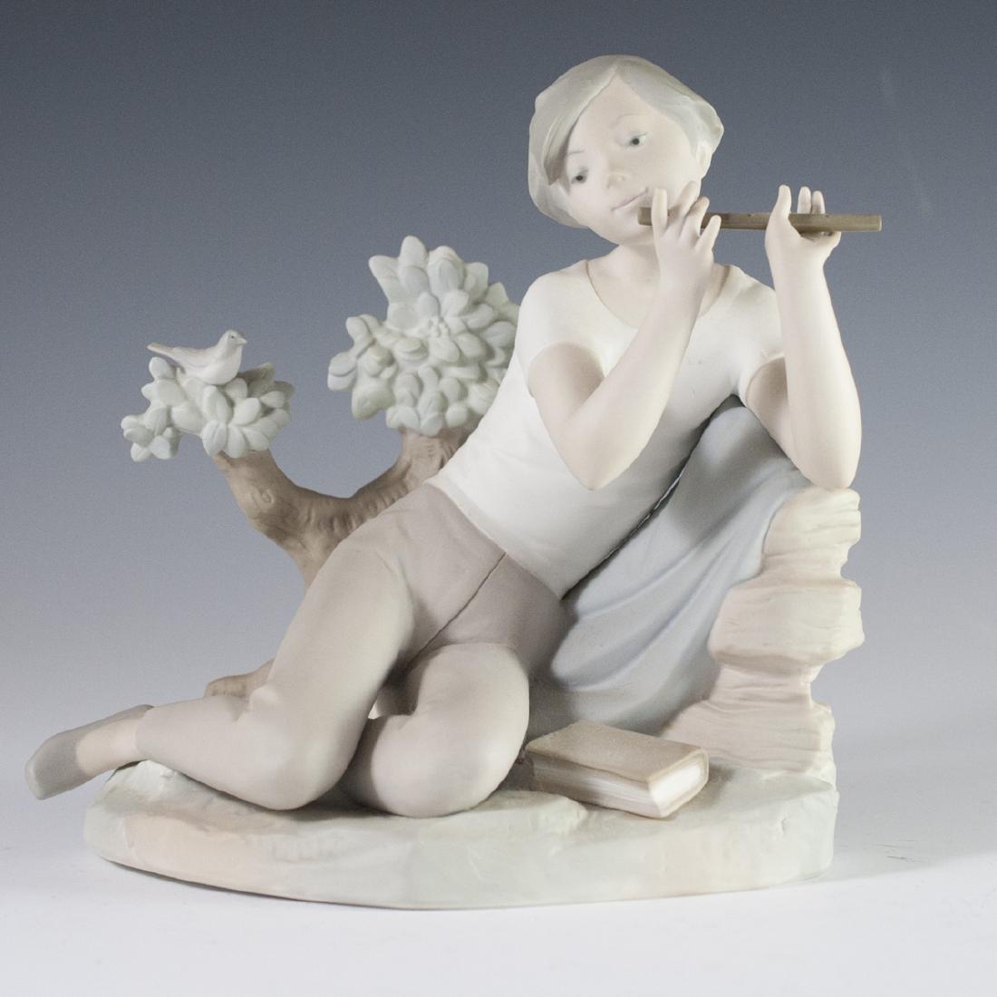 Lladro "Student Flute Player" (1 of 5)