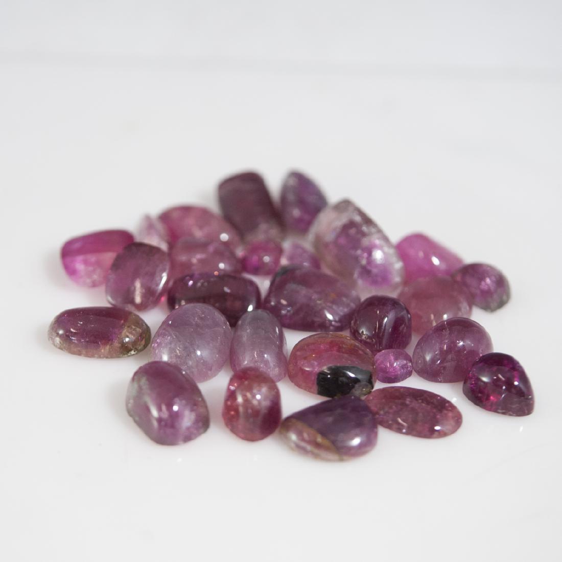 Rubellite Cabochons (1 of 2)
