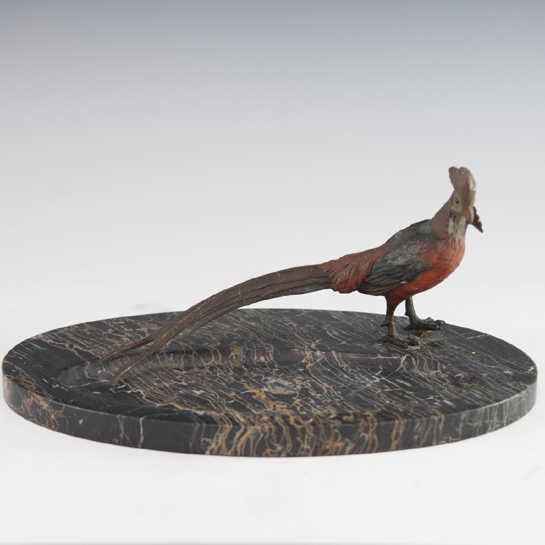 Vienna Cold Painted Bronze & Marble Ashtray (1 of 4)