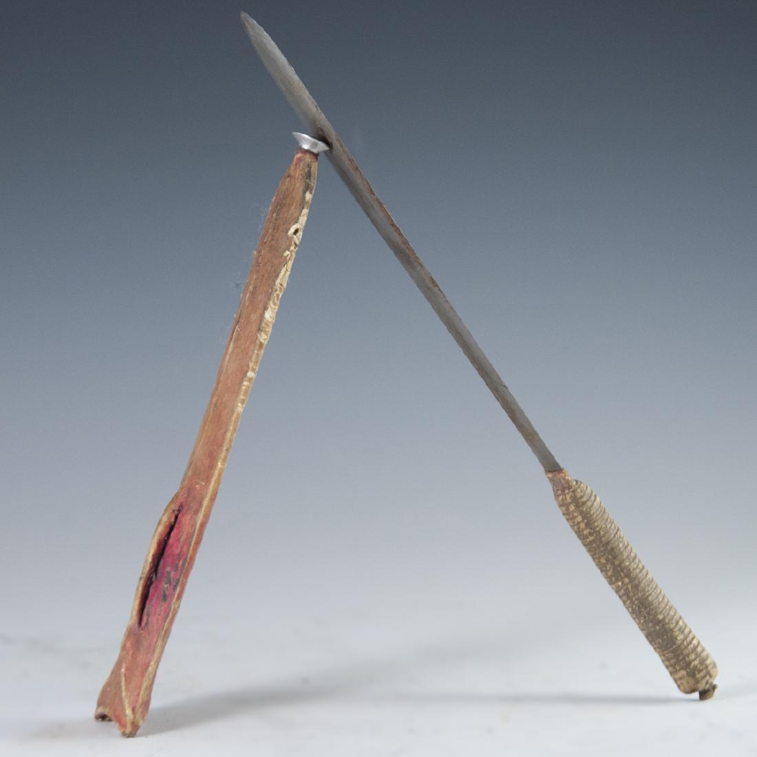 Red Sheath Kenyan Masai Knife (1 of 4)