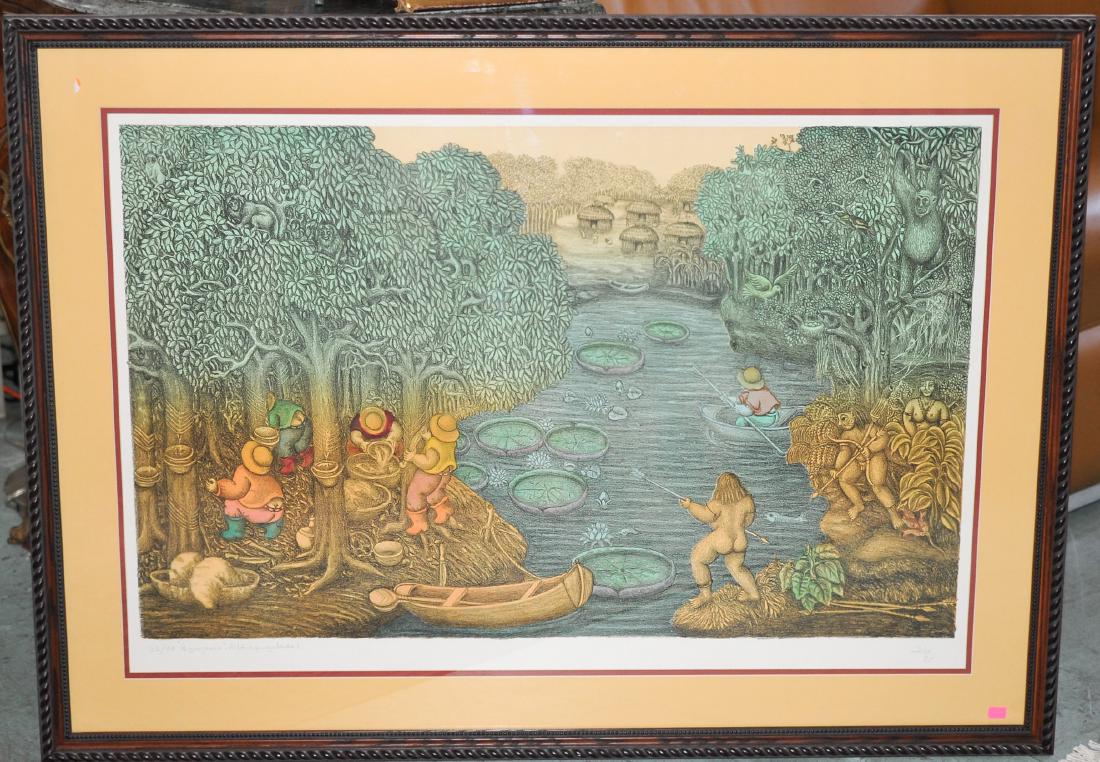 Brazilian Signed Lithograph (1 of 5)
