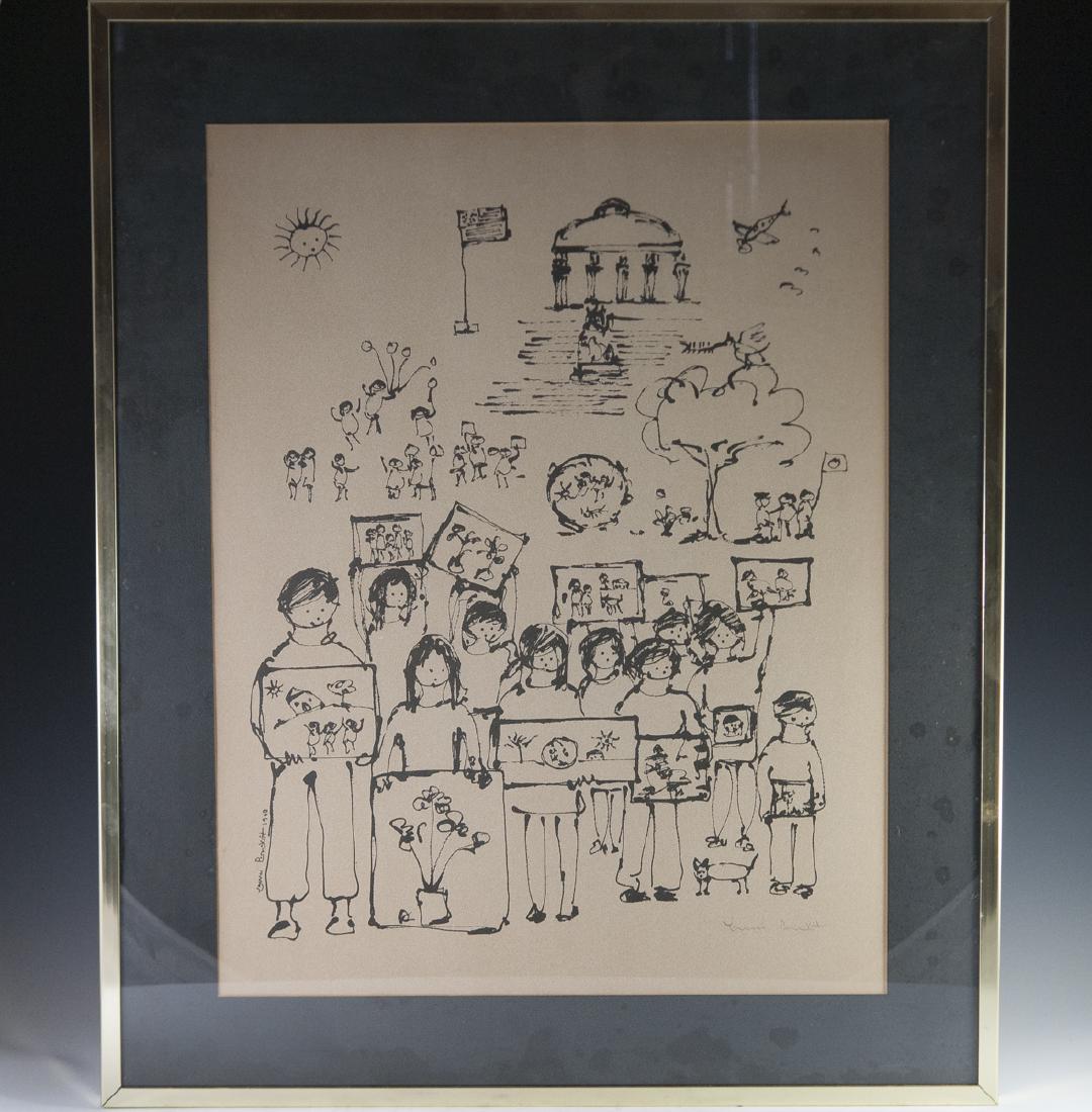 Signed Vintage Lithograph (1 of 4)