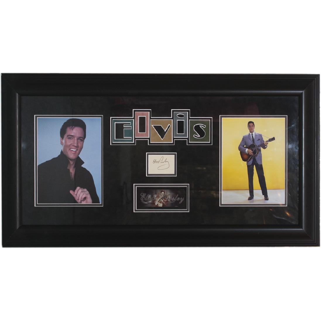 Framed Elvis Prseley Signature (1 of 3)