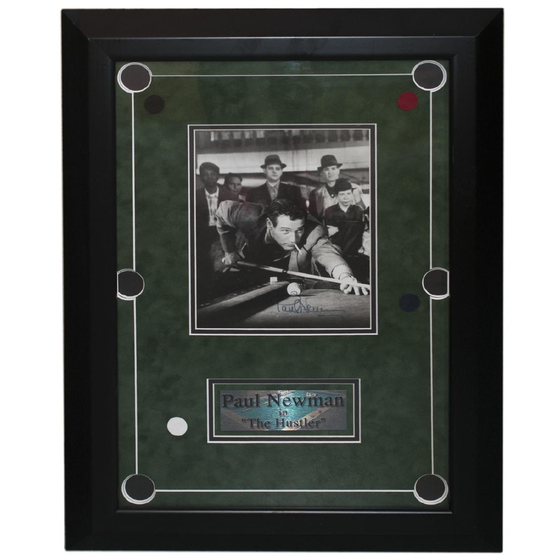 Paul Newman Signed "The Hustler" Poster (1 of 2)