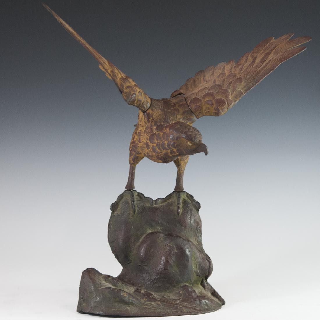 Japanese Iron Eagle Sculpture (1 of 5)