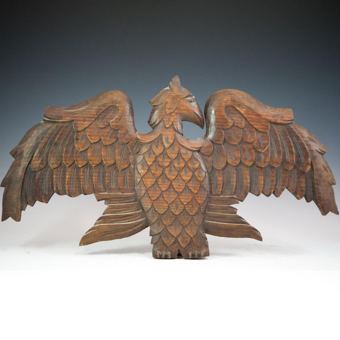 Antique Federal Style Wooden Eagle (1 of 3)