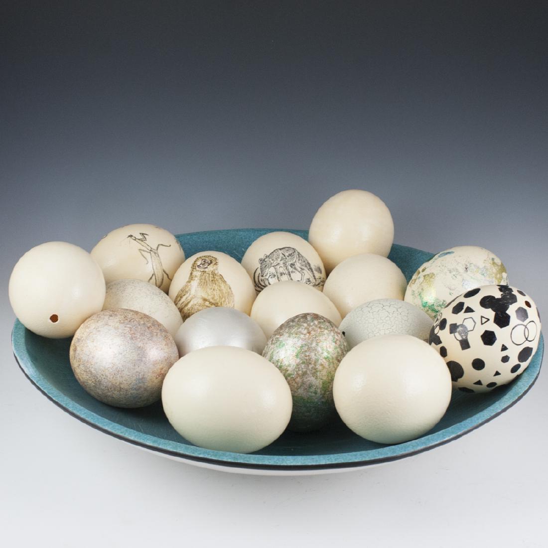 Decorative Ostrich Egg Assortment (1 of 6)